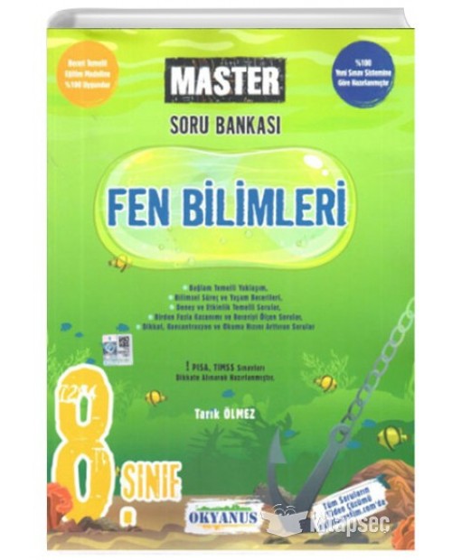 8. Sınıf Fen Bilimleri Master Soru Bankası Okyanus Yayınları